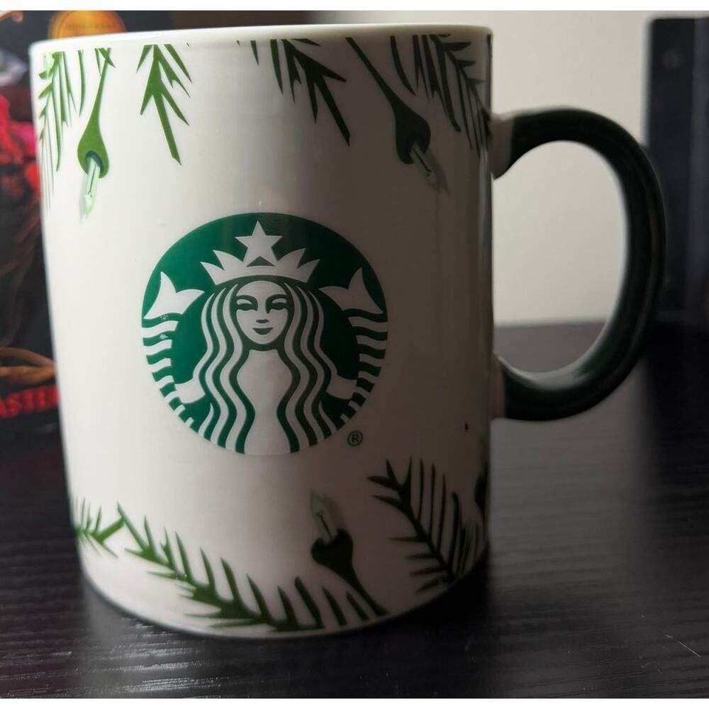 Starbucks Christmas Mug - White and Green